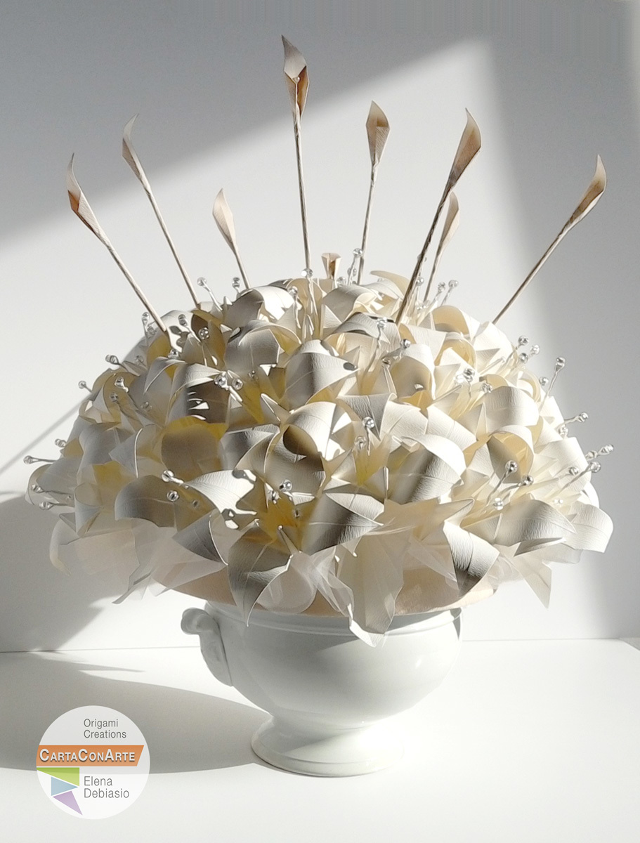 Centrotavola 1- diametro 45cm , altezza 40 cm