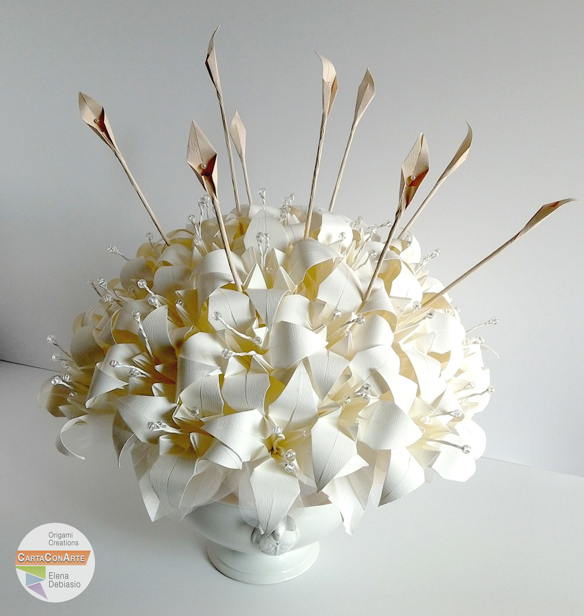 Centrotavola 1 - diametro 45cm , altezza 40 cm