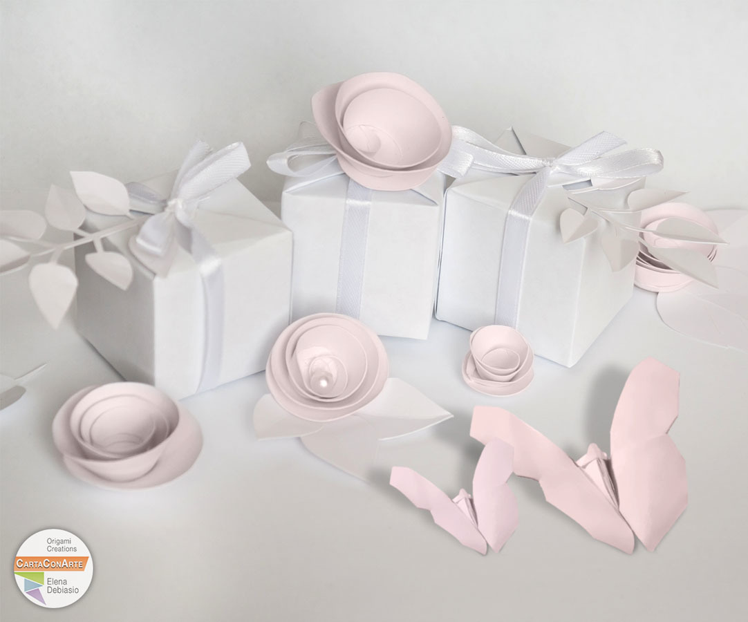 Composizione con farfalle