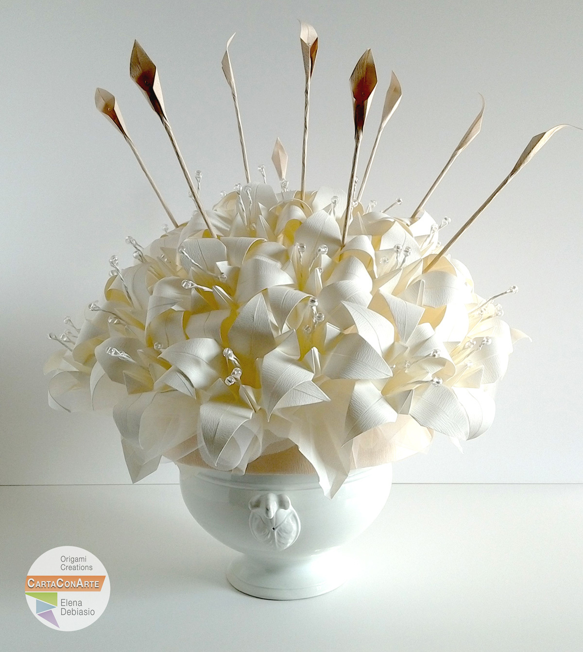 Centrotavola 1 - diametro 45cm , altezza 40 cm